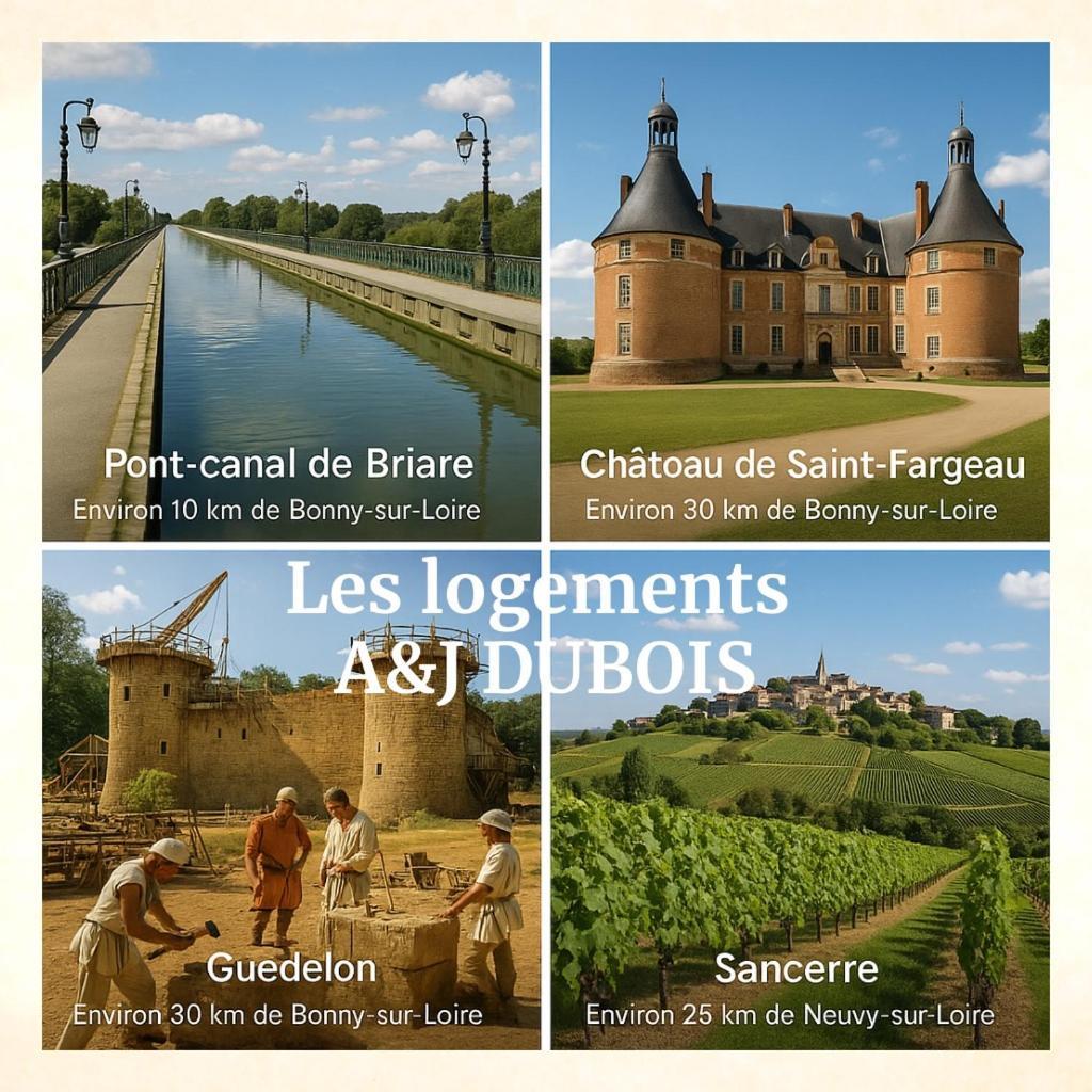 Вилла A&J Family - Neuvy Sur Loire - Guedelon Экстерьер фото